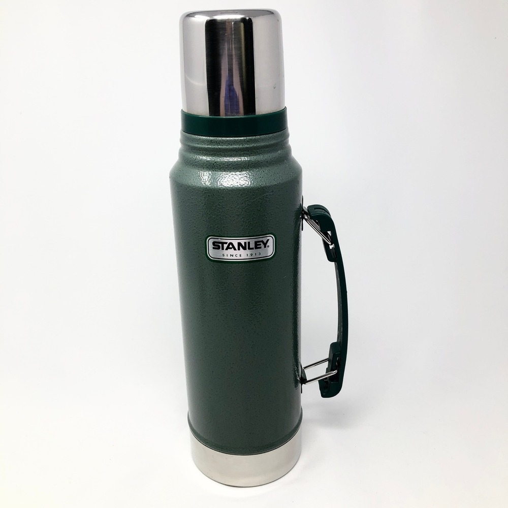 Stanley Classic Vacuum Bottle Thermos EN12546-1 1.1 Qt Green Hammertone 2013